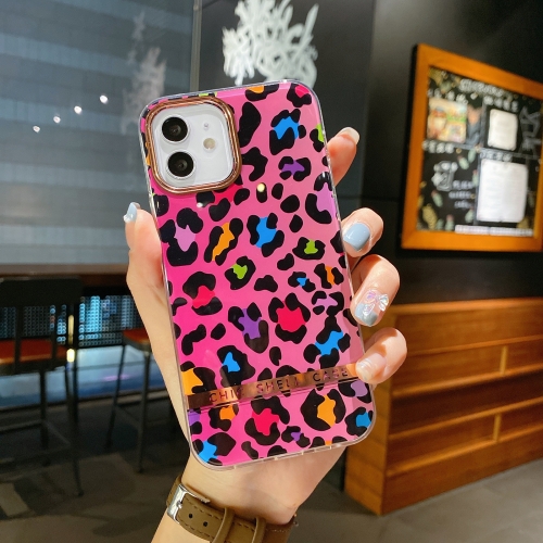 

Electroplated IMD TPU Phone Case For iPhone 11(Colorful Red Leopard)