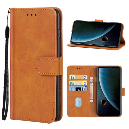 

Leather Phone Case For ZTE Blade V30(Brown)