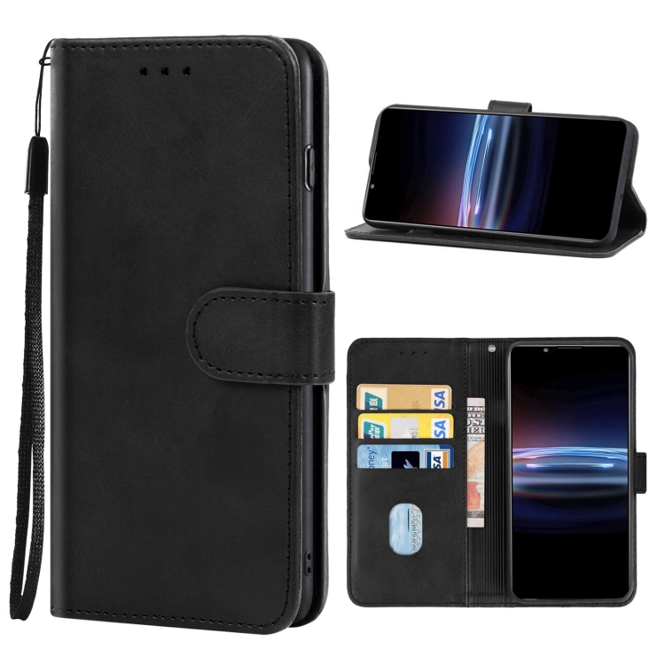 

Leather Phone Case For Sony Xperia Pro-I(Black)
