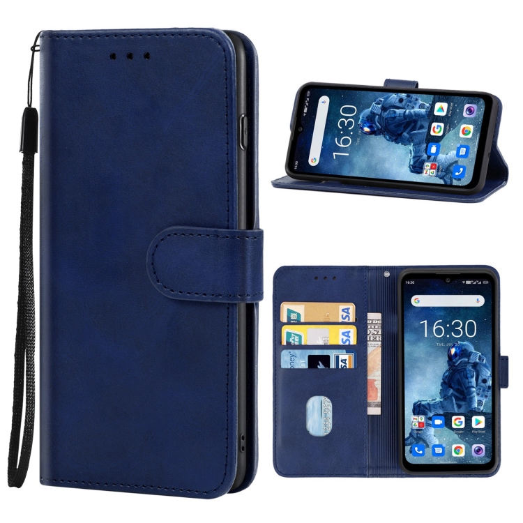 

Leather Phone Case For Oukitel WP13 5G(Blue)