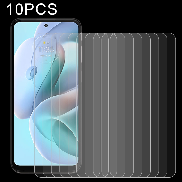 

10 PCS 0.26mm 9H 2.5D Tempered Glass Film For Motorola Moto G41