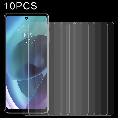 10 PCS 0.26mm 9H 2.5D Tempered Glass Film For Motorola Moto G51 5G / G200 5G / G60