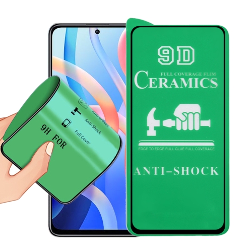 9D Full Screen Glue Ceramic Film For Xiaomi Redmi Note 11 4G International Version 6.43 inch