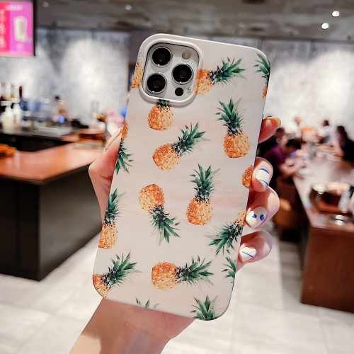 

For iPhone 13 mini Natural Scenery Pattern TPU Phone Case (Pineapple)