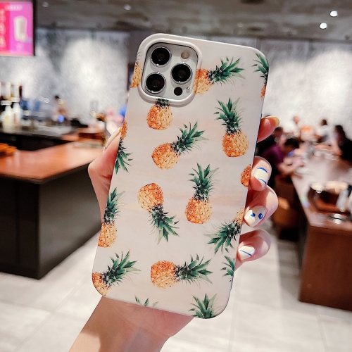 

For iPhone 13 Pro Max Natural Scenery Pattern TPU Phone Case (Pineapple)