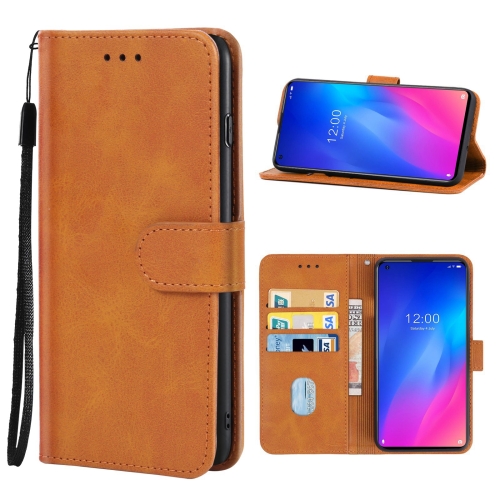 

Leather Phone Case For DOOGEE N30(Brown)