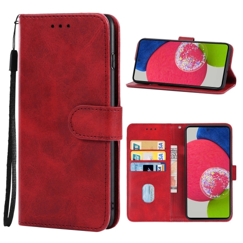 For Samsung Galaxy A53 5G Leather Phone Case(Red)