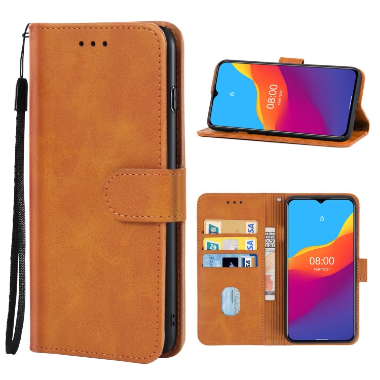 

Leather Phone Case For Ulefone Note 10(Brown)