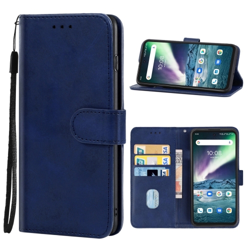 

Leather Phone Case For UMIDIGI Bison GT(Blue)