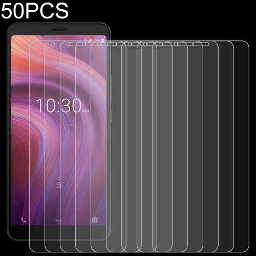 50 PCS 0.26mm 9H 2.5D Tempered Glass Film For Alcatel 3v 2019