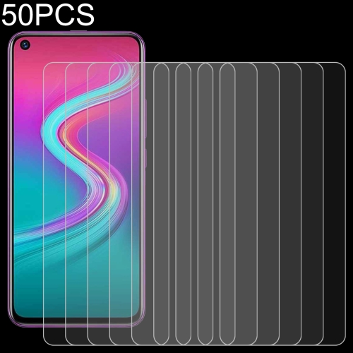 50 PCS 0.26mm 9H 2.5D Tempered Glass Film For Infinix S5 Lite