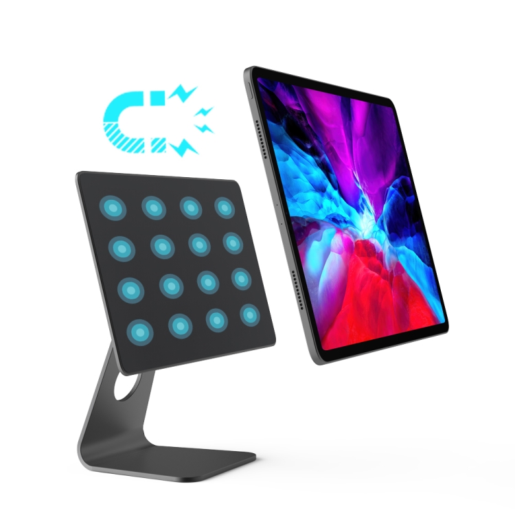 

Stoyobe HF-III Series Magnetic Aluminum Alloy Tablet Bracket For iPad Pro 11 inch 2021 / 2020 / 2018 & Air 4 10.9(Grey)