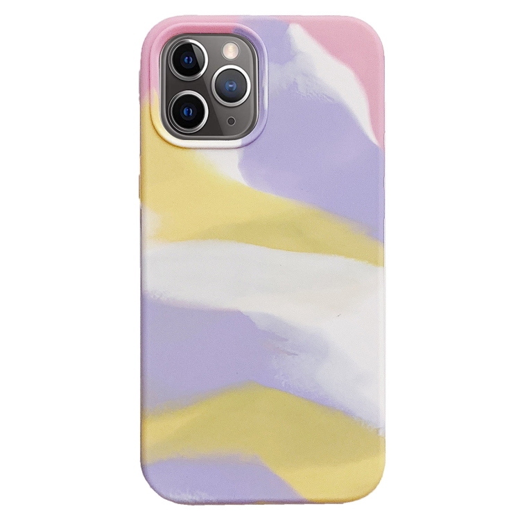 

Colorful Liquid Silicone Phone Case For iPhone 11 Pro(Pink)