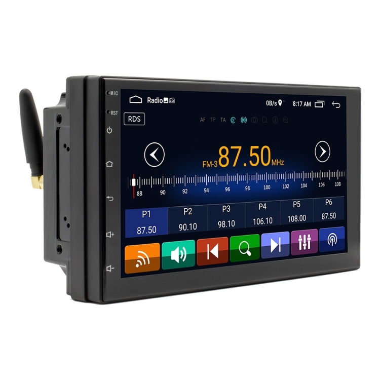 

S-072A 7 inch IPS Screen Car Android Player GPS Navigation Bluetooth Touch Radio, Support Mirror Link & FM & WIFI & Steering Wheel Control