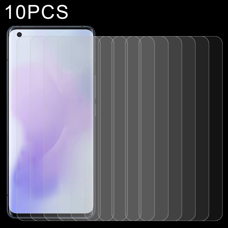 

10 PCS 0.26mm 9H 2.5D Tempered Glass Film For vivo X51 5G