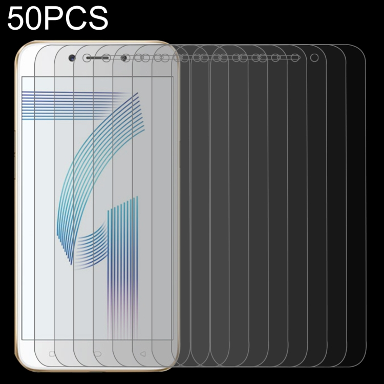 

50 PCS 0.26mm 9H 2.5D Tempered Glass Film For OPPO A71