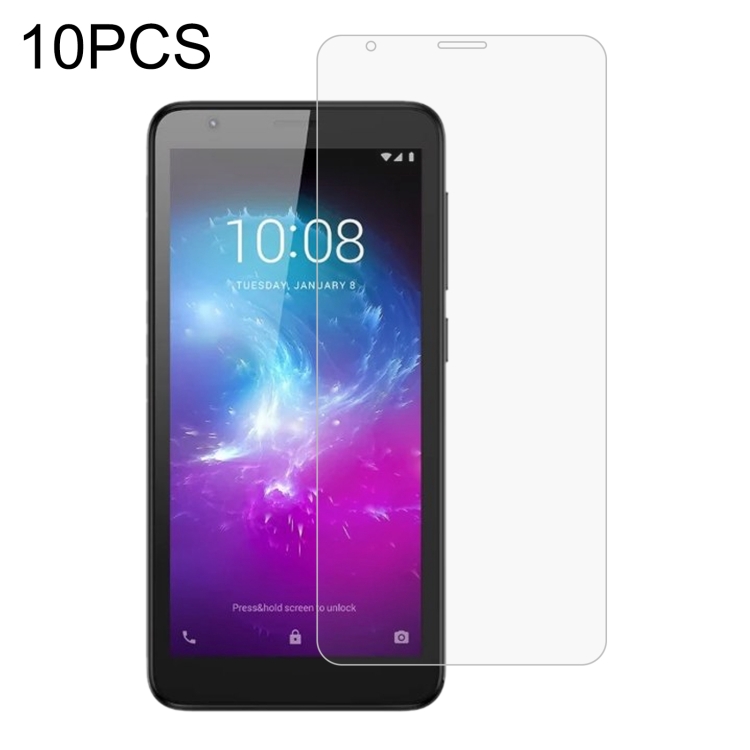 

10 PCS 0.26mm 9H 2.5D Tempered Glass Film For ZTE Blade A3 Lite
