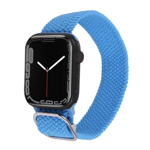 

Nylon Braid Strap Watch Band For Apple Watch Series 7 45mm / 6&SE&5&4 44mm / 3&2&1 42mm(54)