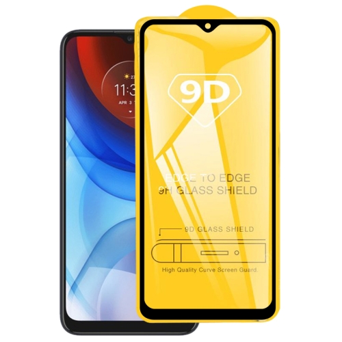 

9D Full Glue Screen Tempered Glass Film For Motorola Moto E7i Power / E7 Power