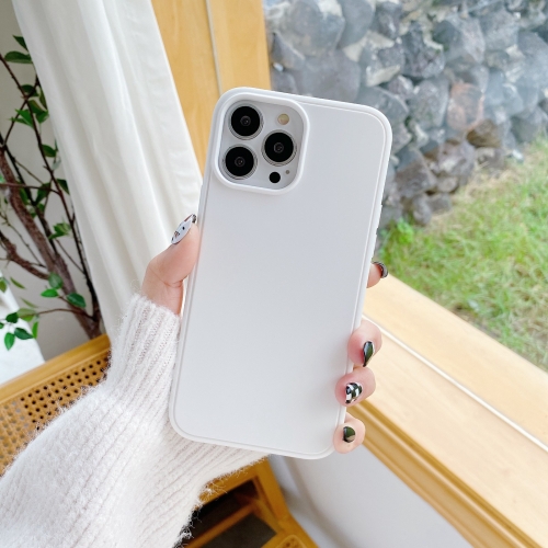 

Frosted PC + TPU Phone Case For iPhone 13 Pro Max(White)