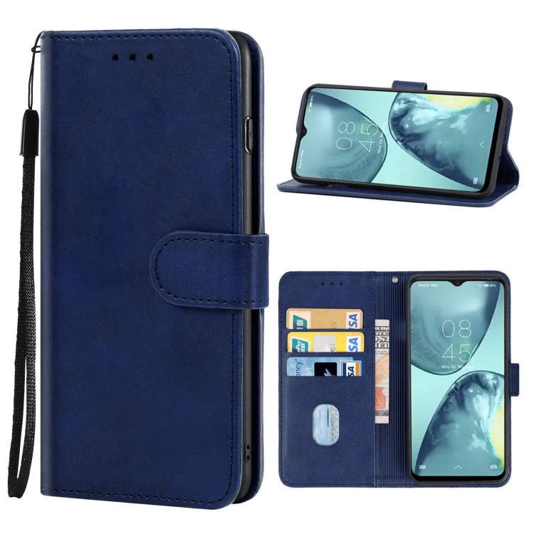 

Leather Phone Case For Infinix Hot 11 X662(Blue)