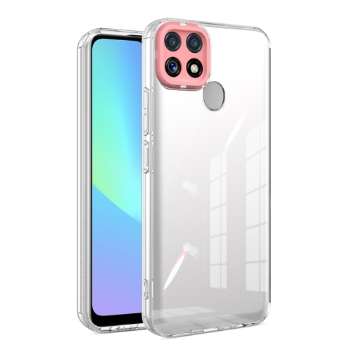 

For OPPO Realme C12 / C25 Transparent Candy TPU Phone Case(Pink)