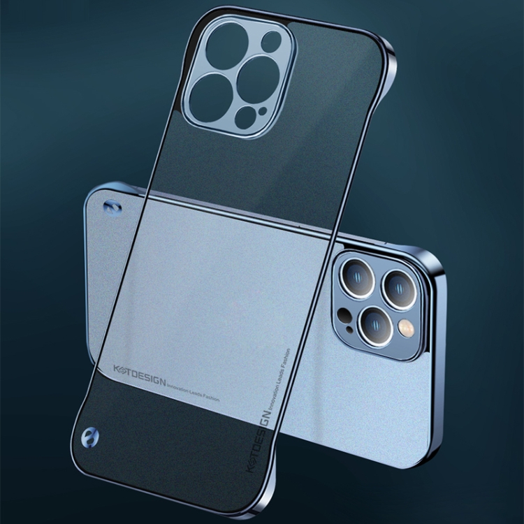 

For iPhone 13 Electroplating Matte PC Phone Case(Far Peak Blue)