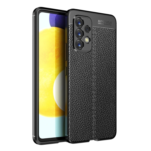 

For Samsung Galaxy A53 5G Litchi Texture TPU Shockproof Case(Black)