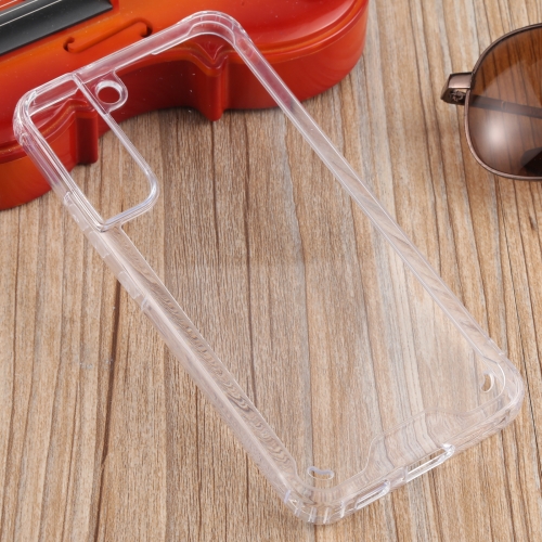 

For Samsung Galaxy S22+ 5G Four-corner Shockproof Transparent TPU + PC Phone Case