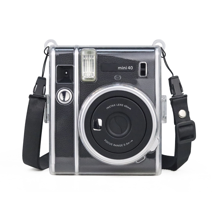 

Protective Crystal Case with Strap For FUJIFILM Instax mini 40(Transparent)