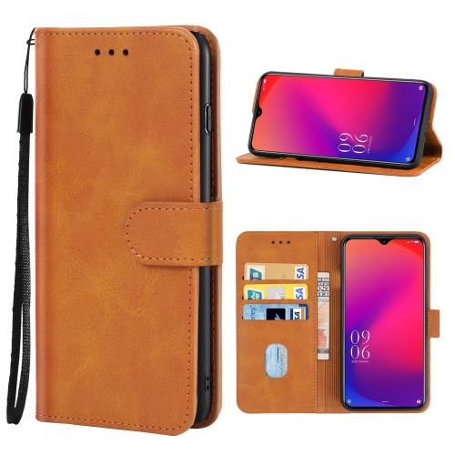 Leather Phone Case For Doogee X95(Brown)