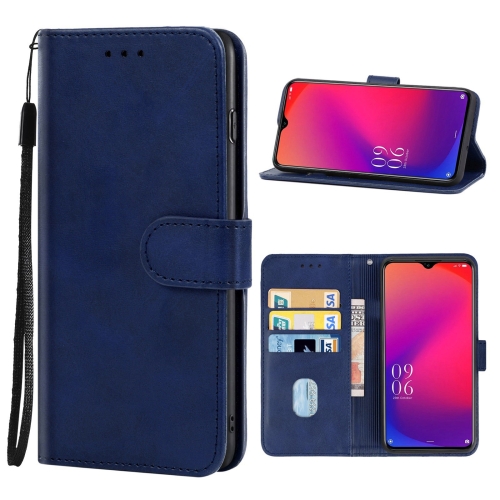 Leather Phone Case For Doogee X95(Blue)