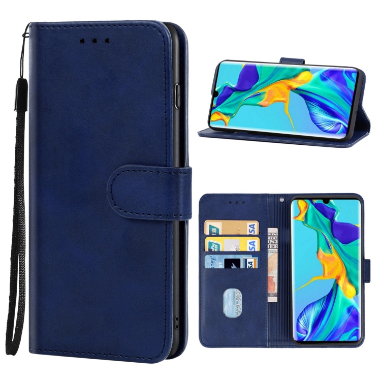 

Leather Phone Case For Huawei P30 Pro(Blue)