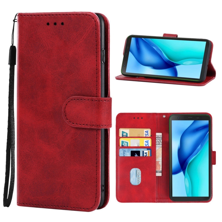 

Leather Phone Case For Blackview BV6300 Pro / BV6300(Red)
