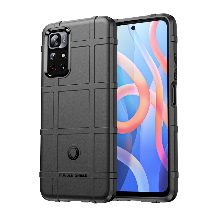 

For Xiaomi Redmi Note 11 5G Full Coverage Shockproof TPU Phone Case(Black)