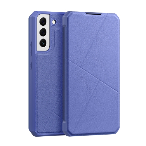 

For Samsung Galaxy S22+ 5G DUX DUCIS Skin X Series Horizontal Flip Leather Phone Case(Blue)