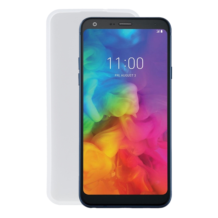 

TPU Phone Case For LG Q7(Transparent White)