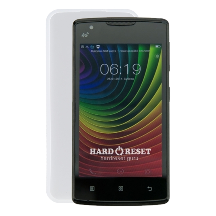 

TPU Phone Case For Lenovo A2800(Transparent White)