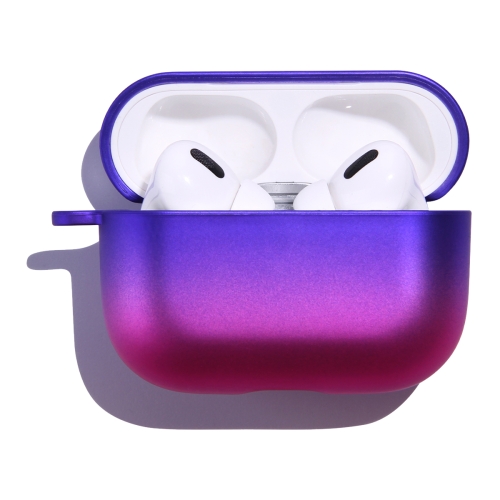 

Skin Feel Gradient Earphone Protective Case For AirPods Pro(Purple)