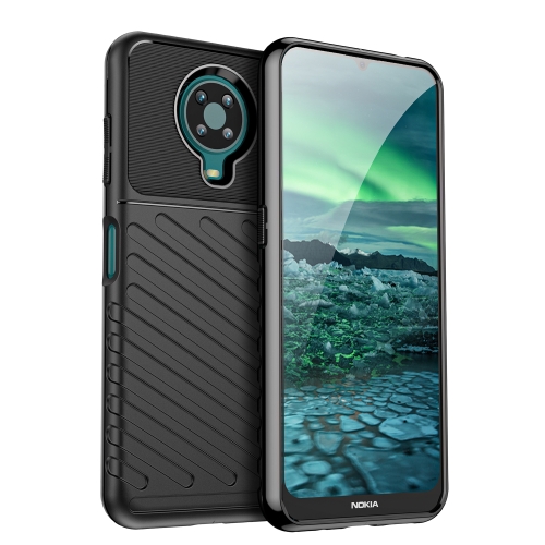 

For Nokia 6.3 / 6.4 Thunderbolt Shockproof TPU Soft Phone Case(Black)