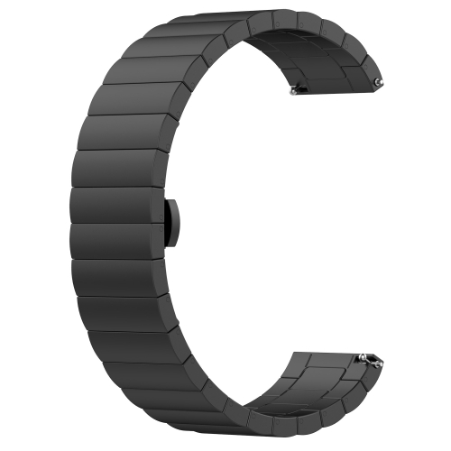 

For Huawei Watch GT 3 42mm 20mm One-bead Steel Watchband(Black)