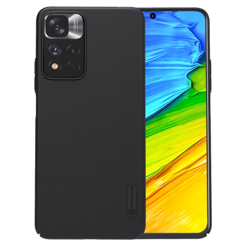 

For Xiaomi Redmi Note 11 Pro China / 11 Pro+ Glogal / Mi 11i / Mi 11i 5G NILLKIN Frosted Concave-convex Texture PC Phone Case(Black)