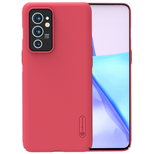 

For OnePlus 9RT 5G NILLKIN Frosted Concave-convex Texture PC Phone Case(Red)