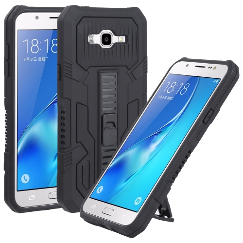 

For Samsung Galaxy J7 / J7 Nxt All Inclusive Double-color TPU + PC Phone Case(Black)