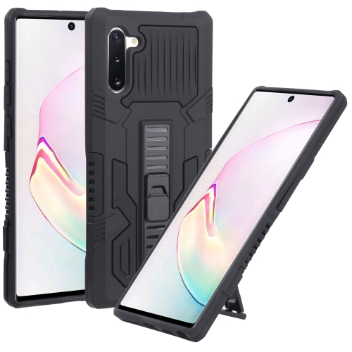 

For Samsung Galaxy Note10 All Inclusive Double-color TPU + PC Phone Case(Black)