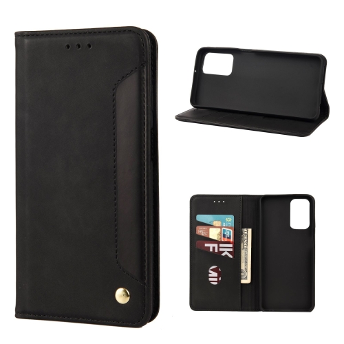 

For Xiaomi Redmi Note 11 Pro Skin Feel Splicing Leather Phone Case(Black)