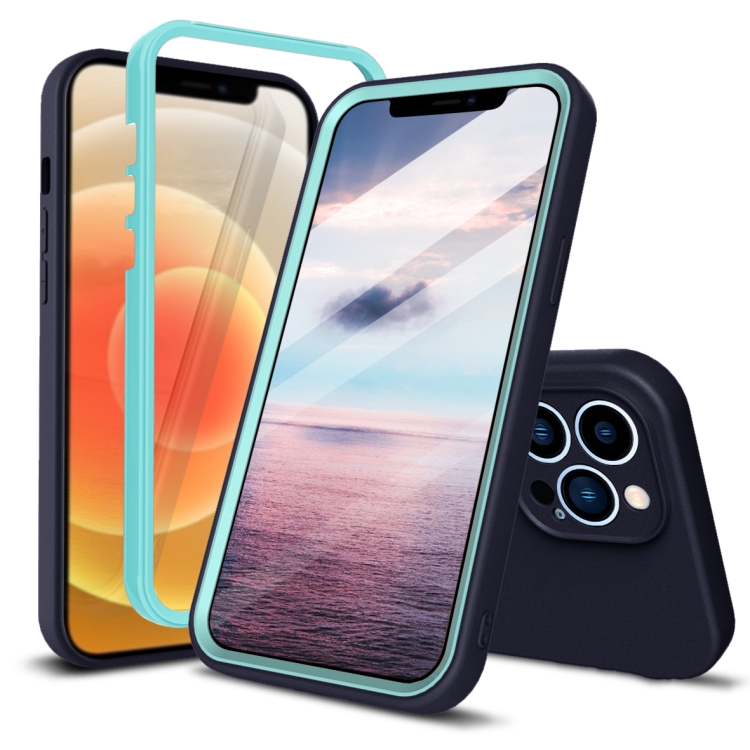 

PC + TPU All-inclusive Phone Case For iPhone 13 Pro Max(Blue)