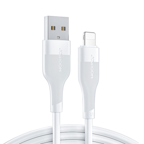 

JOYROOM S-1030M12 3A USB to 8 Pin Fast Charging Data Cable, Cable Length: 1m(White)