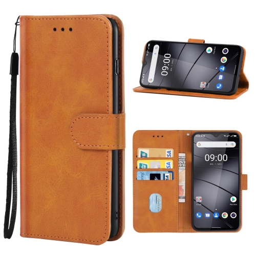 

Leather Phone Case For Gigaset GS5(Brown)