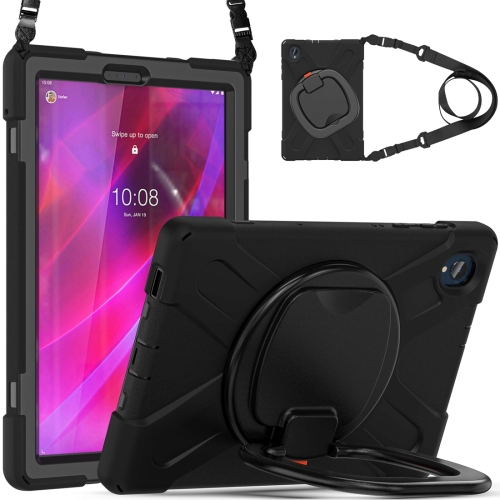 

For Lenovo Tab K10 / M10 Plus Silicone + PC Protective Tablet Case(Black)
